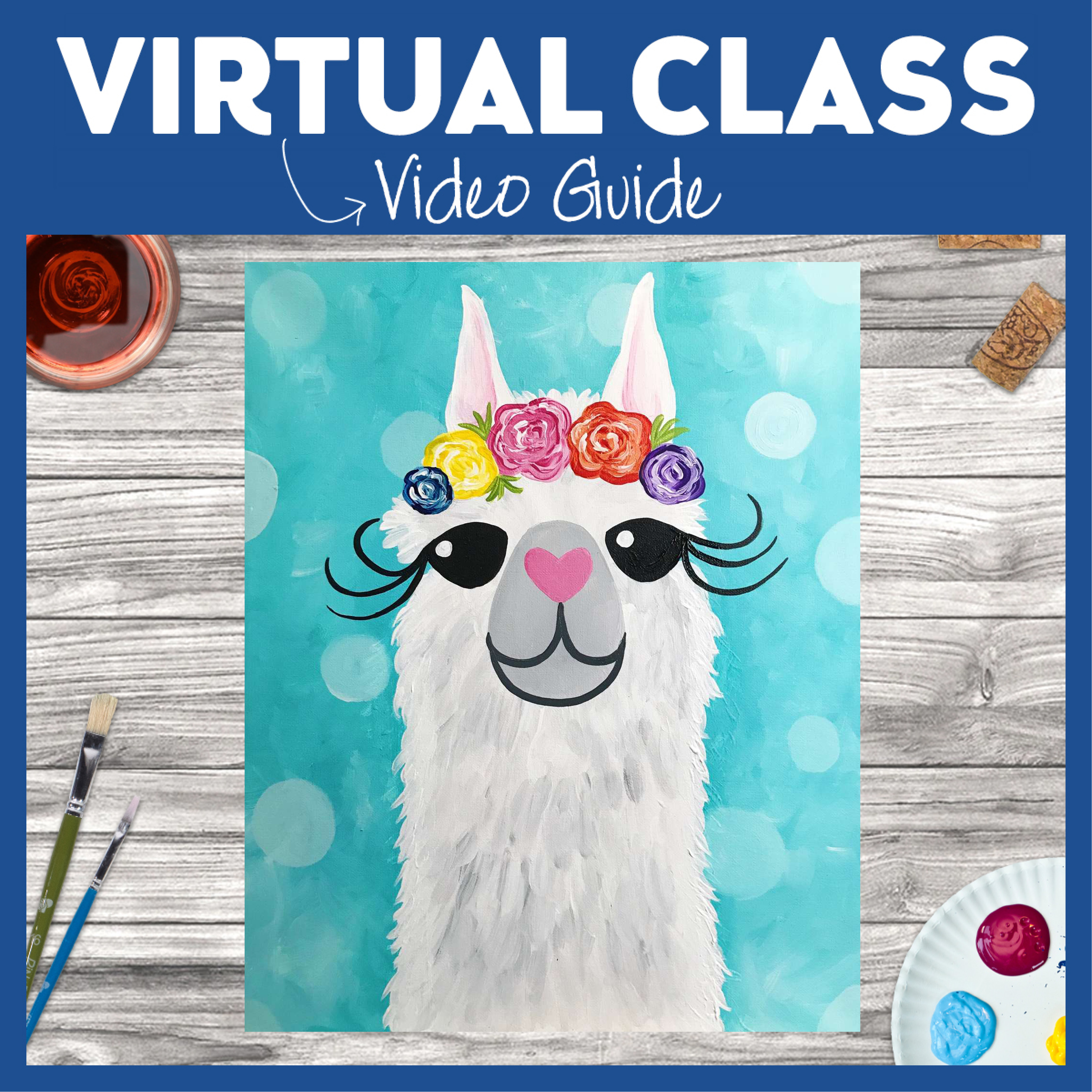 Pre-recorded virtual event. Supplies included option